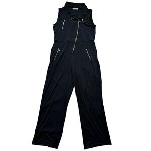 Calvin Klein Black Jumpsuit with Gold Accents
